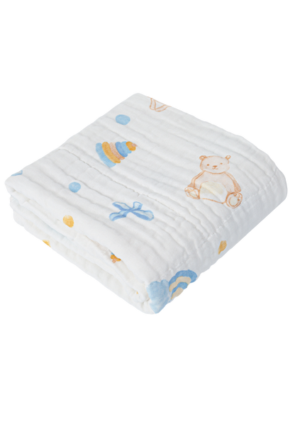 Wholesale Cotton Gauze Rainbow Style Bath Towel(Six-Layers Cotton Gauze Bath Towel) White Label Manufacturer