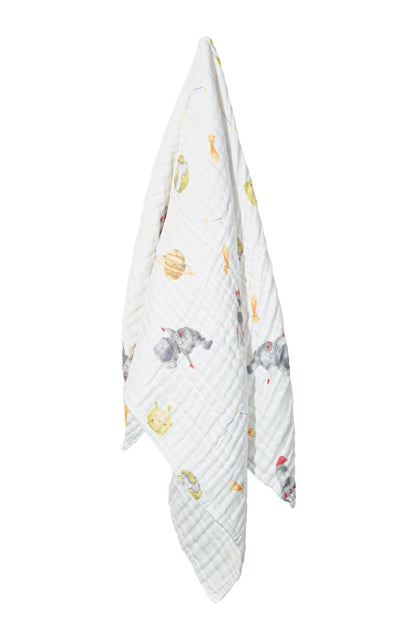 Wholesale Cotton Gauze Star Man Style Bath Towel(Six-Layers Cotton Gauze Bath Towel) White Label Manufacturer