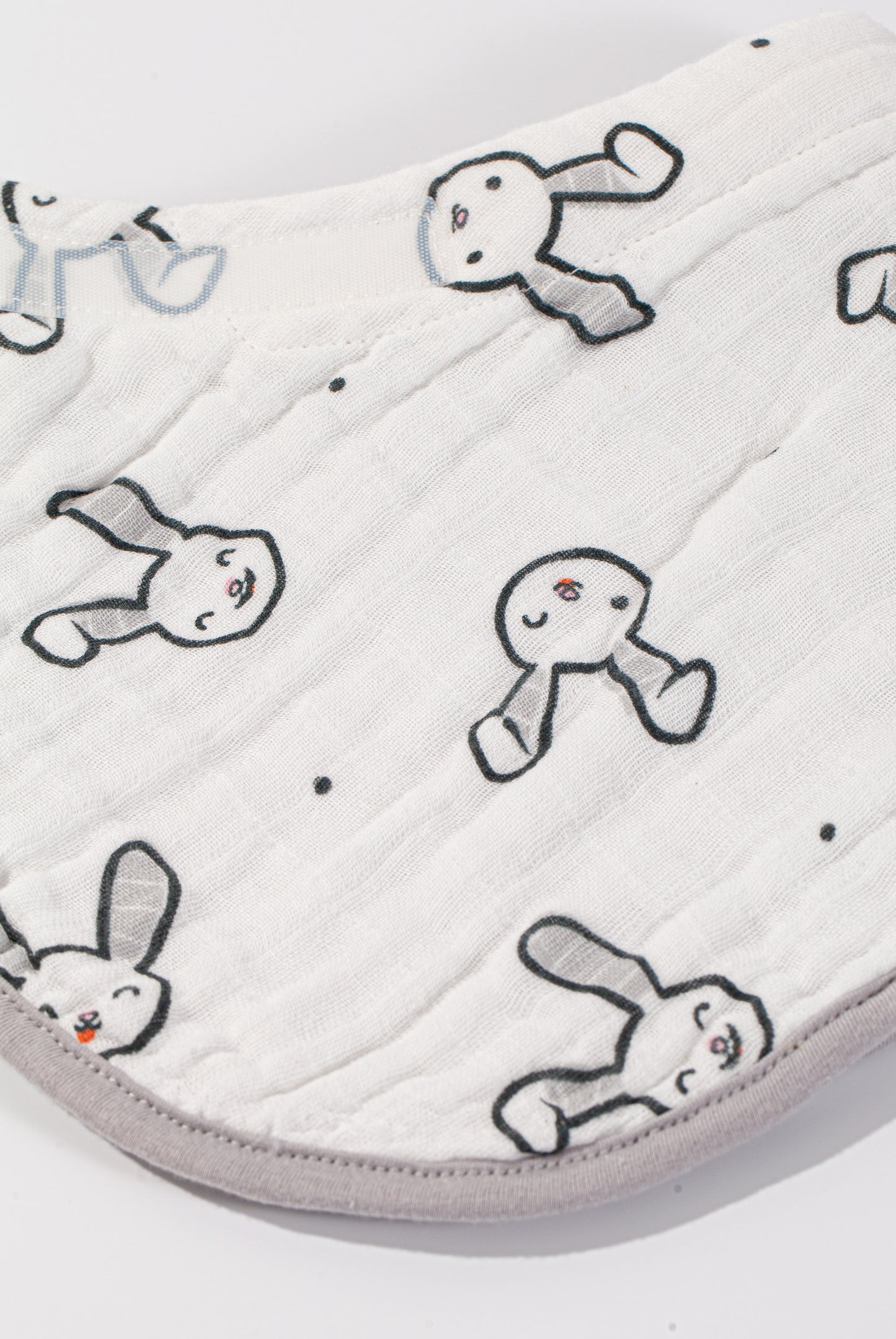 Wholesale Non-Slip Cotton Baby Bib White Label Manufacturer