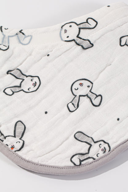 Wholesale Non-Slip Cotton Baby Bib White Label Manufacturer